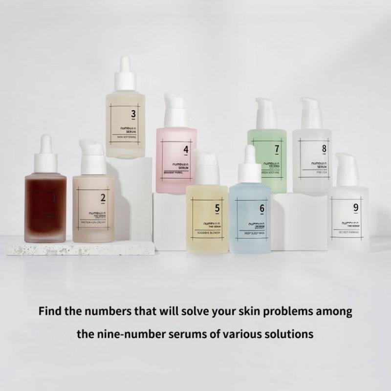 NUMBUZIN Глянцевая эссенция-сыворотка 50мл в ампулах эссенция (9 вариантов) маска-пакет коллаген против пятен протеин успокаивающий блеск эластичность Cica