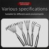 Stainless Steel Garden Hand Rake Manual Weeding Removal Puller Small Leaf Rakes  Garden Yard