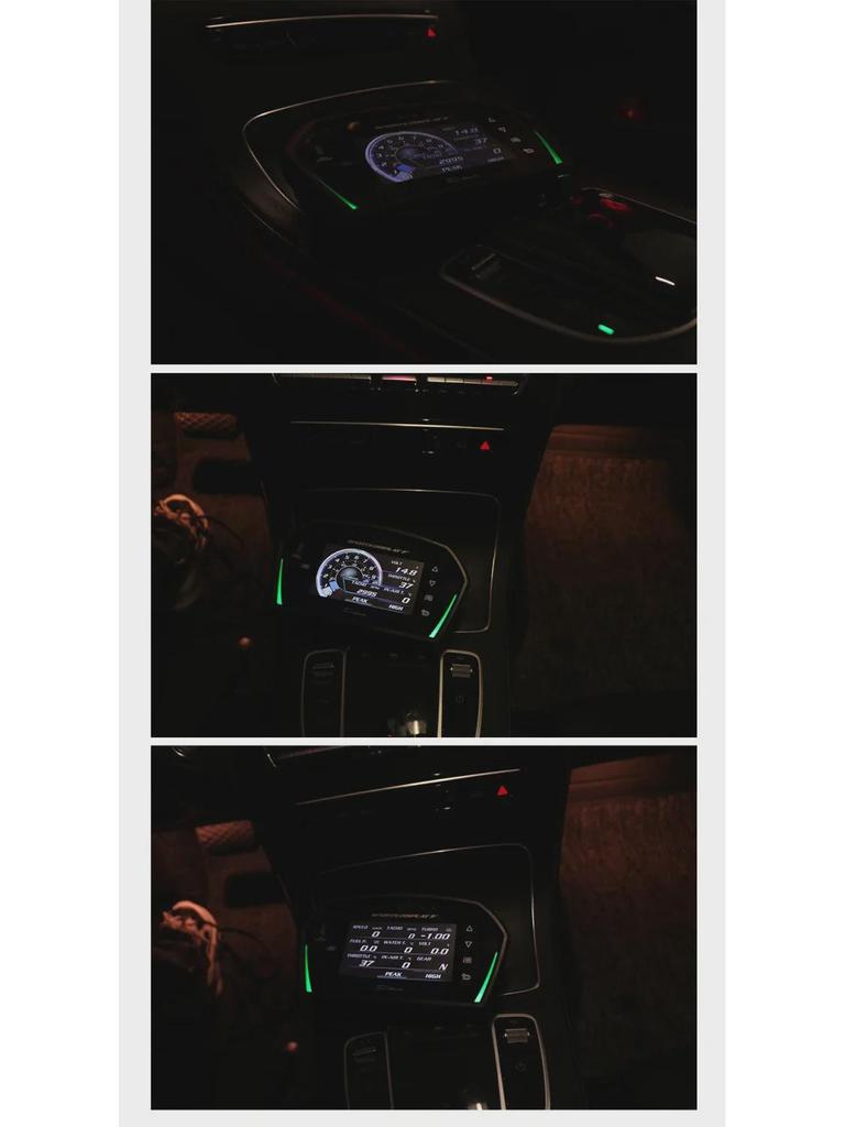 DEFI DSDF Многофункциональный OBD LCD: Скорость, турбонаддув, температура воды, температура масла, давление масла, спидометр