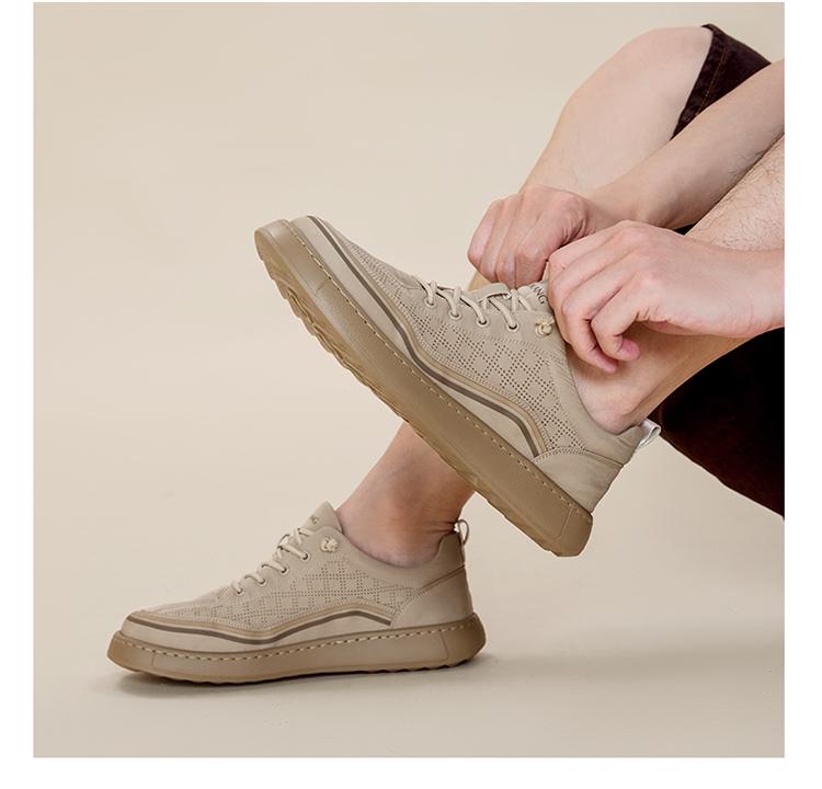 Aokang Men's Casual Leather Shoes