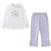 FILA Kids' Fall Casual Two-Piece Sweatshirt and Pants Set