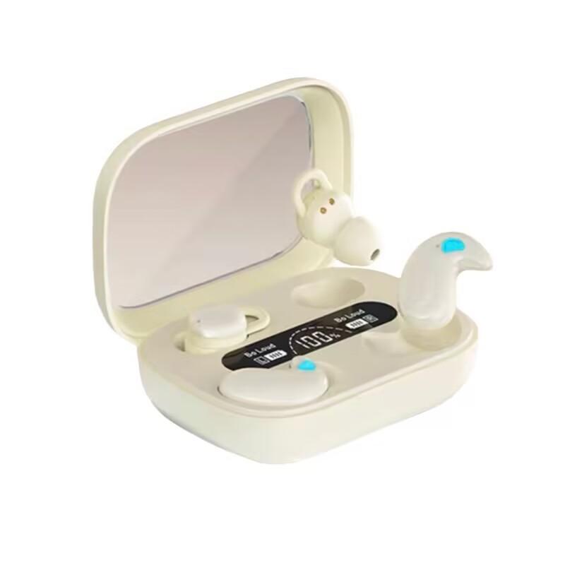 Bluetooth Наушники для сна 2025 Новые с шумоподавлением Беспроводные с клипсой для ушей Полувкладыши 2-в-1 0.05 кг Пара Звукоизоляция Помощь для сна