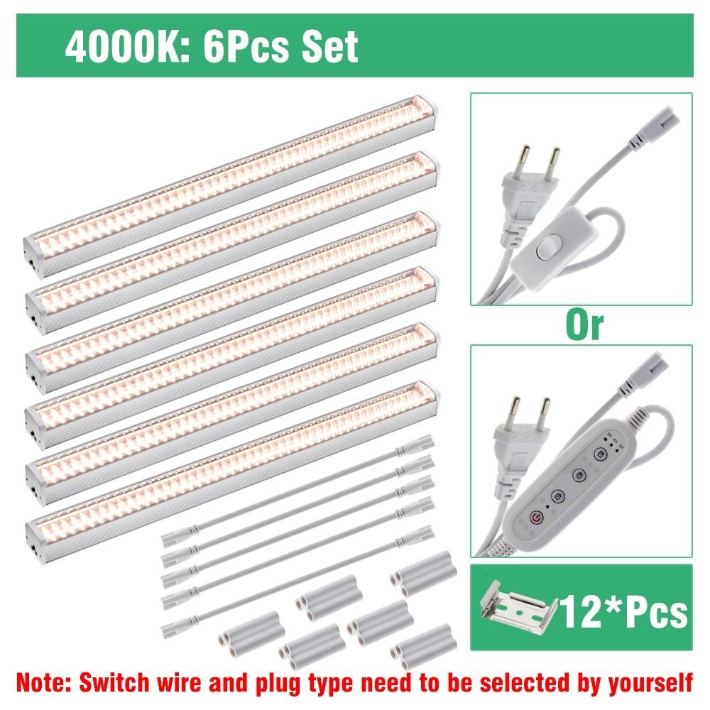 100-277V Household Full Spectrum Plant Light Tube Waterproof Indoor Plants Flower Seedling Growth Light LED Grow Light