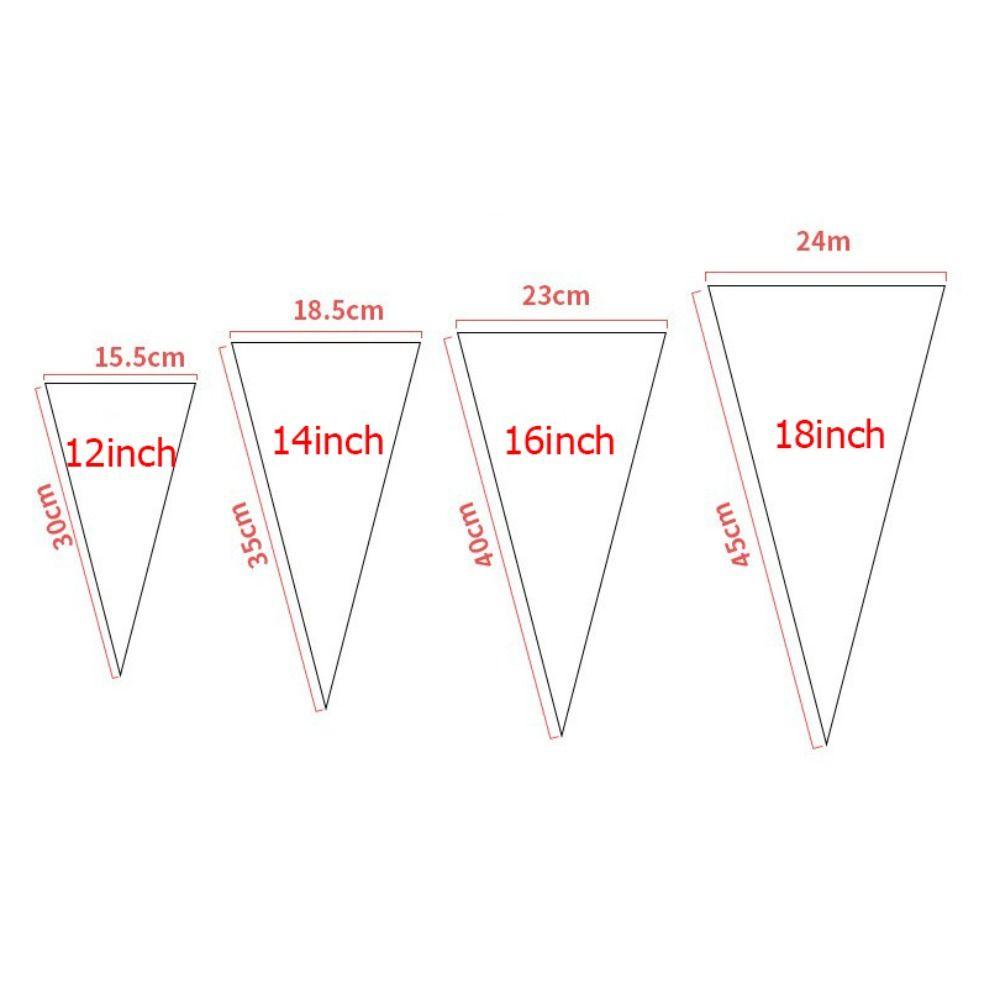 50Pcs/set Transparent Cream Pastry Bags Disposable Pastry Pipette Bag Kitchen Baking Accessories