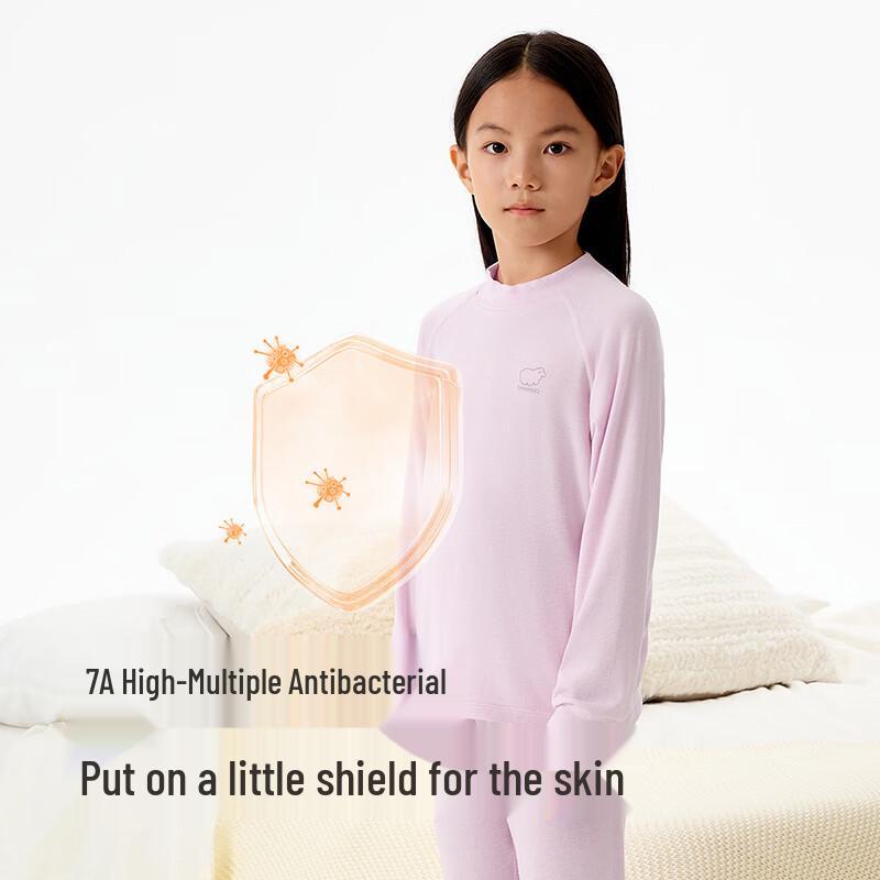 YEEHOO Kids' Merino Wool Thermal Base Layer Top