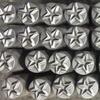 6pcs Versatile Star Shaped Metal Stamp Set Carbon Steel Punch Tools for Hobbyists Leather and Wood Embossing Supplies