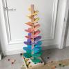 Игрушка-дерево со звуком Marble Run для детей, деревянная игрушка для развития мелкой моторики с 10 мячами для малышей, мальчиков и девочек, музыкальная игрушка-дерево