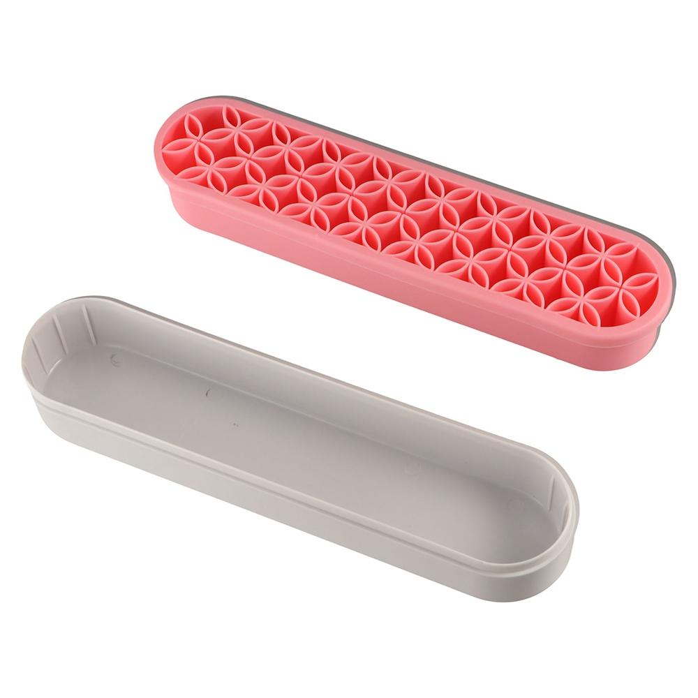 Силиконовая структура держатель для кистей для макияжа бытовая подставка для хранения ручек футляр для художественных принадлежностей