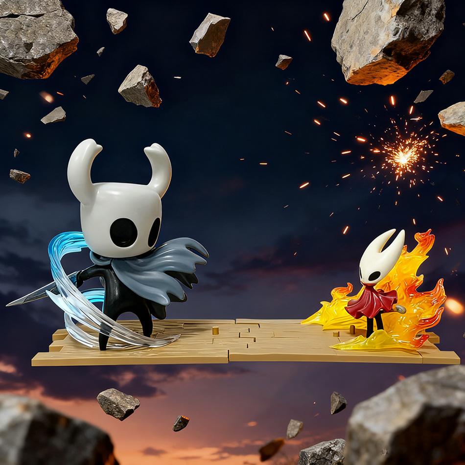 Новые фигурки Hollow Knight Хорнет (женская) и Личинка Зота, Декорация в стиле игры Castlevania, Обязательно для фанатов игры