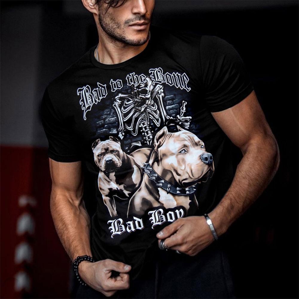 Мужские модные футболки с 3D принтом Fierce Tiger Animal, летние футболки с круглым вырезом большого размера и короткими рукавами, футболки 6XL