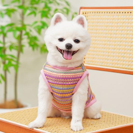 Футболки для собак, летняя безрукавка для домашних животных, дышащая, полая, охлаждающая одежда, одежда для домашних животных для маленьких собак и кошек