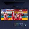 FC Heidenheim Mouse Pad, Large Gaming Desk Mat, Non-slip XXL Mousepad for Laptop & Tablet, Mini PC Playmat with Stitched Edges