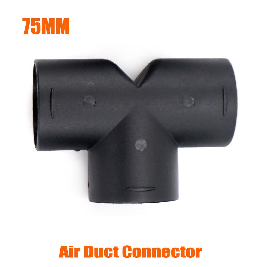 75 мм Дизельный Нагреватель Т 3 Выхода Разъем и 2x Воздуховыпускное Отверстие и 2x Воздуховод Теплый Черный и 4x Хомуты Набор Для Автомобиля Грузовика Фургона Автодома