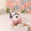 West Clothed Wear Highland White Terrier Dog Plush Toy Stuffed Animal Keychain