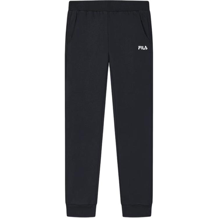 Fila Серия Heritage Модные Повседневные Удобные Однотонные Вязаные Спортивные Брюки Женские Брюки Насыщенно-Черный F11W348614F-BK
