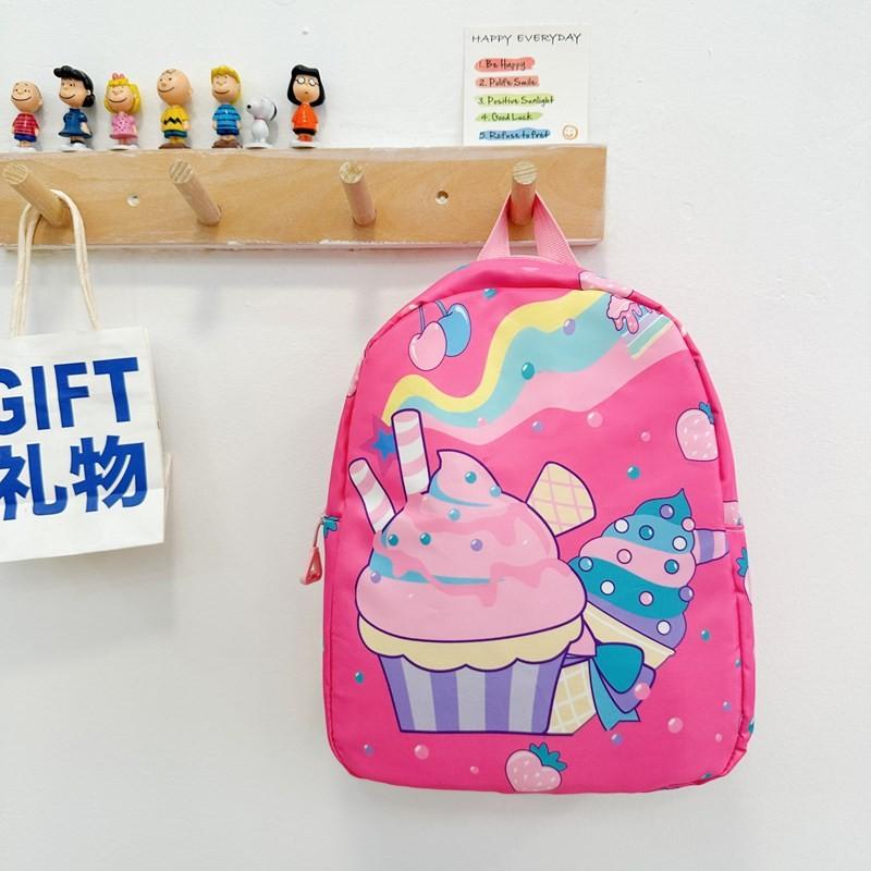 Рюкзак с узорами русалки, кошки, динозавра, акулы, дышащие нейлоновые лямки, плечевой