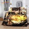Genshin Impact Cartoon Character Soft Throw Blanket for Bedroom Sofa Picnic  Perfect Child Gift