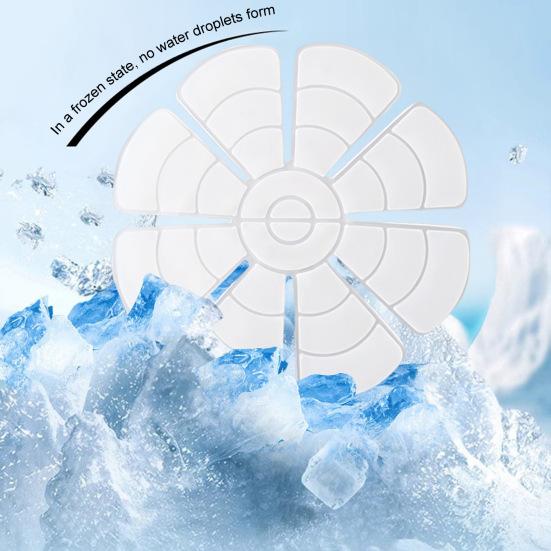 Охлаждающий гель для шапки, пакет со льдом, летний велошлем для езды на велосипеде, вставка для шапки, многоразовая подкладка для снятия жара, мигрени, снятия стресса, охлаждающая подкладка для головы, подкладка для шапки