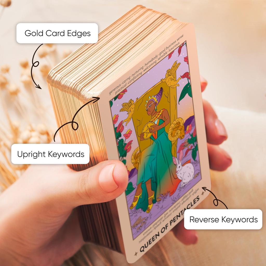 Wyspell Feminine Tarot Card Deck Meaningful Neoteric - Cards, Beginner's Guide, Beginner's Guide,