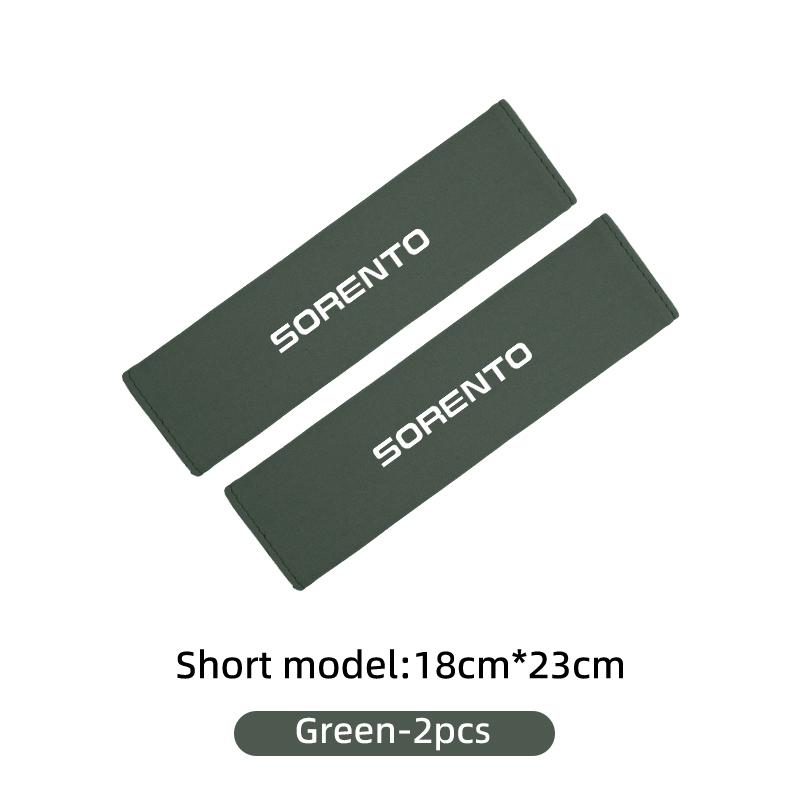 For KIA Suede Car Seat Safety Belt Shoulder Covers Belt Protective Pad Accessories Cerato Proceed Venga Sedona Forte StonicAD9