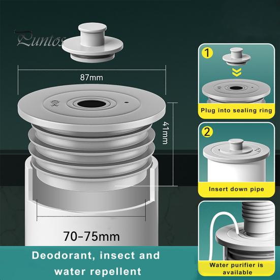 Универсальная сливная пробка для ванны, многофункциональная канализационная труба, дезодорант, уплотнительное кольцо, силиконовая заглушка для ванной, ванны, умывальника, кухни