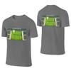 Retro Slam Tennis Court Full Of Cotton Feeling Reversible Tshirt Fresh And Simple Durable Short Sleeve