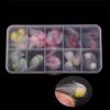 Bimoo 36pcs/box Mix Color Milking Egg Fly Combo Set Trout Fly Fishing Nude Egg Flies Glow Bug Size 12