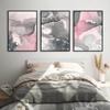 Скандинавский абстрактный розовый серый мрамор постеры принты холст картины настенные художественные картины гостиная в скандинавском стиле украшение дома