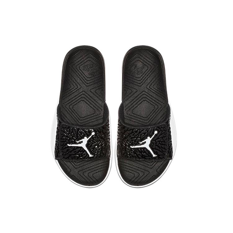 Jordan Детские тапочки Hydro 7 V2 Черно-белые Подростковые BQ6291-001