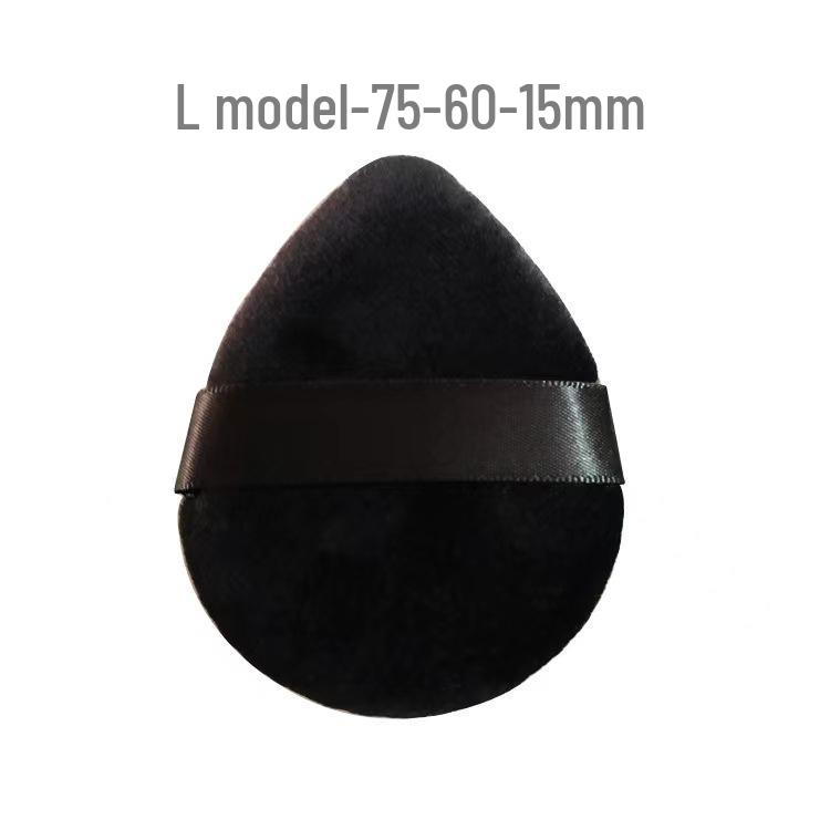 Teardrop Egg-Shaped Velvet Powder Puff for Wet and Dry Makeup Application