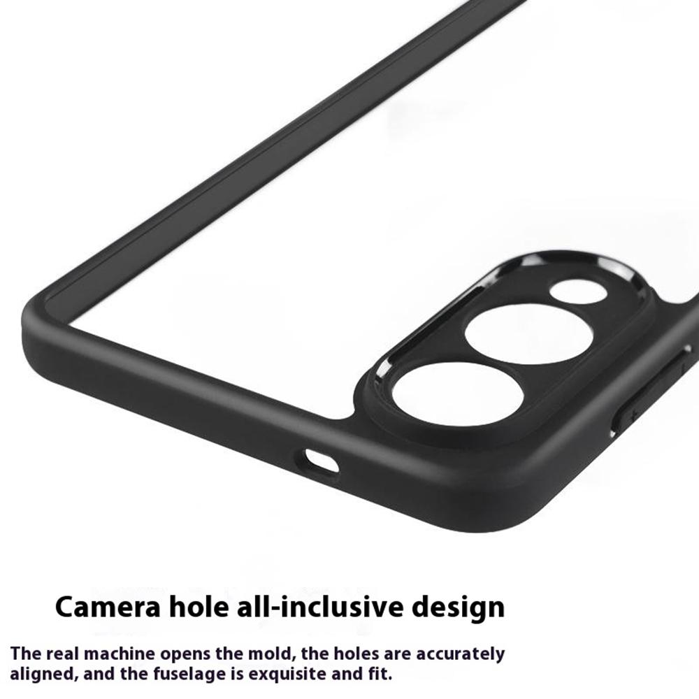 For Samsung Galaxy S25 Edge Case Shockproof PC + TPU Clear Back Phone Cover