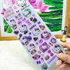 Кавайные наклейки Sanrio HelloKitty 3D тисненые Наклейки для DIY чехла для мобильного телефона Наклейки для студенческой канцелярии Наклейки для личного дневника