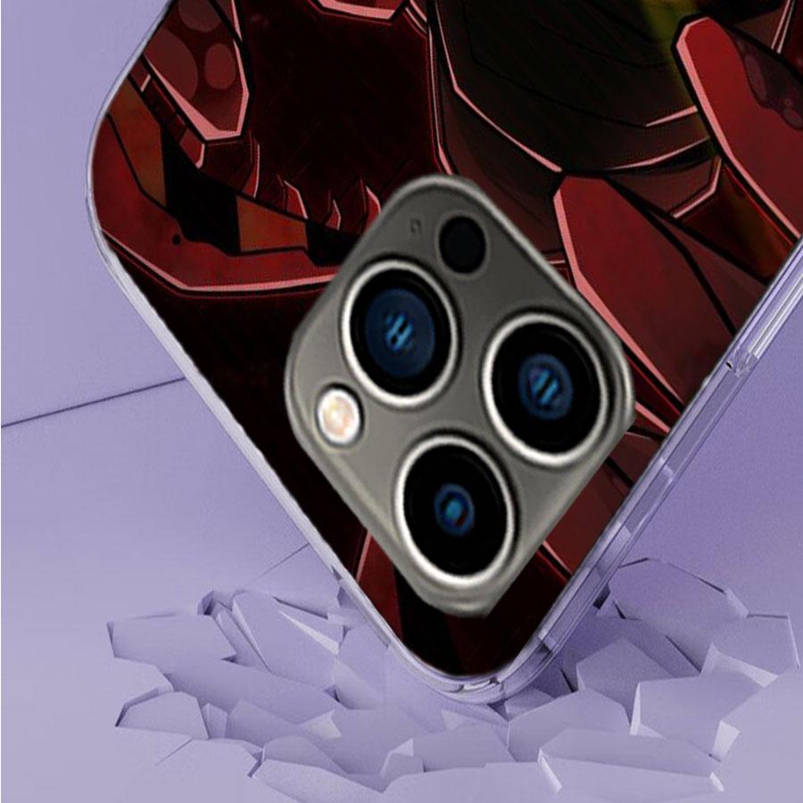 Чехол для телефона M-Murder-D-Drones Для iPhone 17 Air 15 Pro 14 Plus 16 Pro Max 17E 16E 12 13 Mini 11 Чехол Милый Fundas