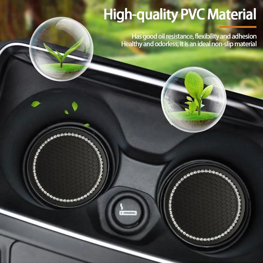 1 шт. автомобильный держатель для стакана с водой из стразов, противоскользящий коврик, силикагель, нескользящий автомобильный коврик для салона автомобиля Mini Cooper