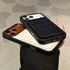 Кошелек с держателем для двух карт, противоударный чехол для iPhone 17 Air 16 15 14 13 12 11 Pro Max Plus, бампер с узором из кожи личи