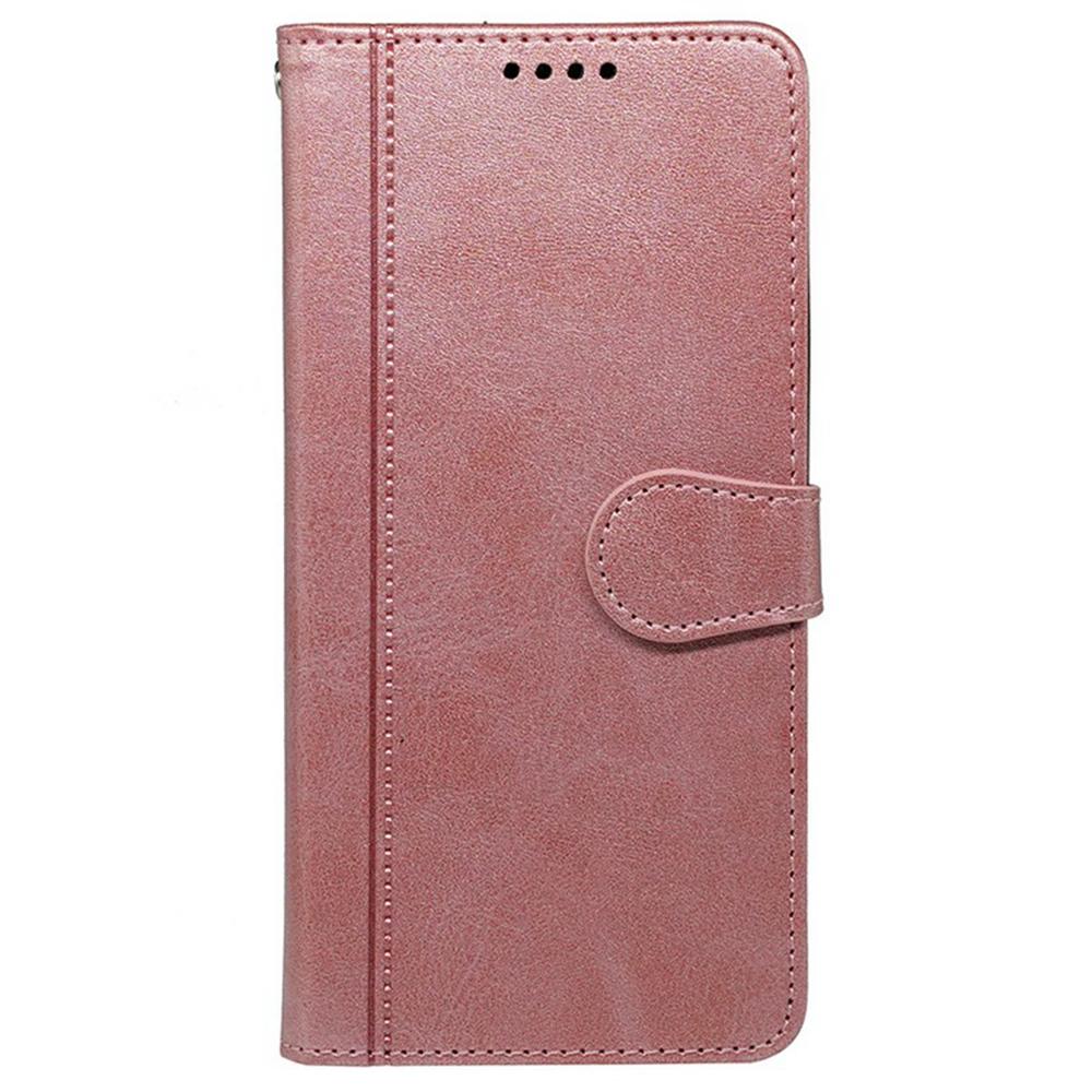For iPhone 17 Pro Max Case Calf Texture Leather Stand Book Style Phone Cover