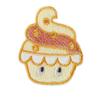 10 Pcs Hamburger Embroidered Patches Cookie Repair Patches Iron On Patches Applique Patches Sewing Patches for Clothes