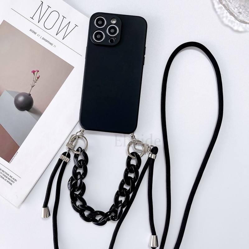 Мраморный чехол-цепочка для OPPO Find X5 Lite X8 Pro Realme 12 C65 C67 C63 Reno 12F 11F 10 Ремешок-цепочка через плечо Шнурок Браслет Мягкая крышка
