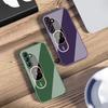 Цветовой узор настенных часов Для Samsung A 73 72 71 70 56 55 54 53 52 51 50 42 35 34 33 32 31 26 25 24 23 22 30 20 стеклянный чехол для телефона