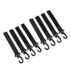 8pcs Kayak Paddle Buckles Nylon Plastic Paddle Hook Straps Portable Strap Holder for Boat Paddle Kayak