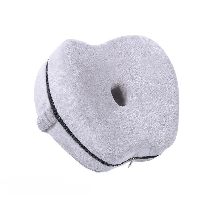 Подушка для ног Apple clamp Ортопедическая подушка Home Медленно восстанавливающаяся хлопковая дышащая подушка для колена Подушка для ног для сна на боку