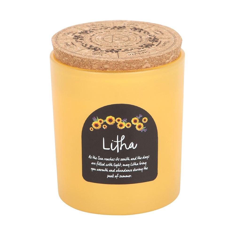 Something Different Wheel Of The Year Wildflower Litha Candle & Holder Set