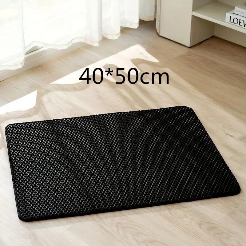 Cat Litter Mat Double Layer Waterproof Urine Proof Trapping Mat Easy To Clean Non-Slip Toilet Pad Cat Scratch Pad Large Foot Pad
