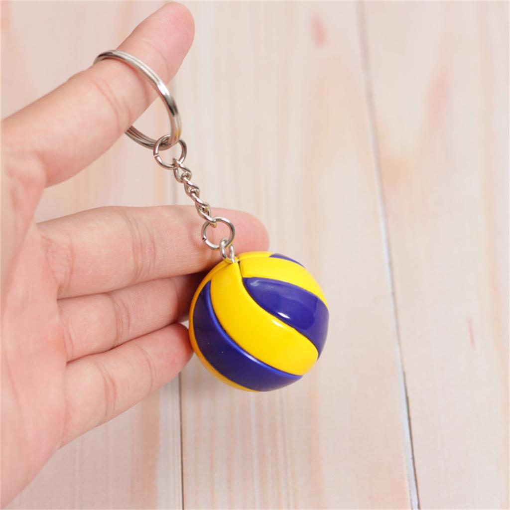 Basketball, Football, Volleyball Keychain Creative Chain Circle