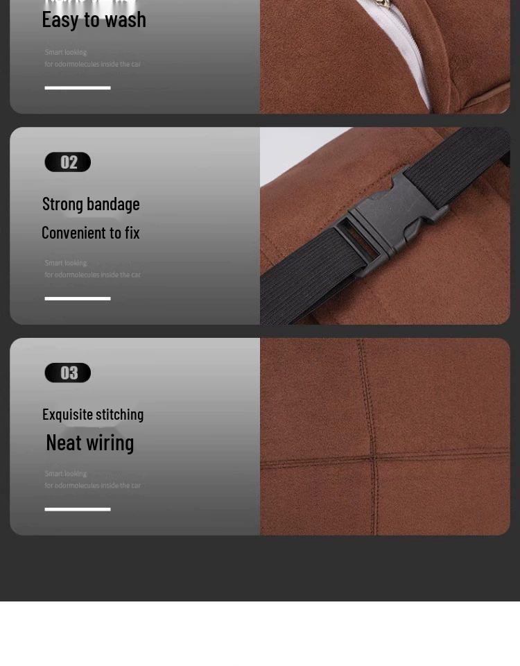 Compatible Headrest & Lumbar Support Cushion for Infiniti Q50L, QX50, QX60, Q70L