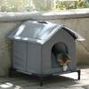 Уличный домик для кошек Yousheng Ветрозащитный Водонепроницаемый Уютное убежище для кошек Легкая сборка Теплое Изолированное Укрытие для уличных кошек Требуется сборка