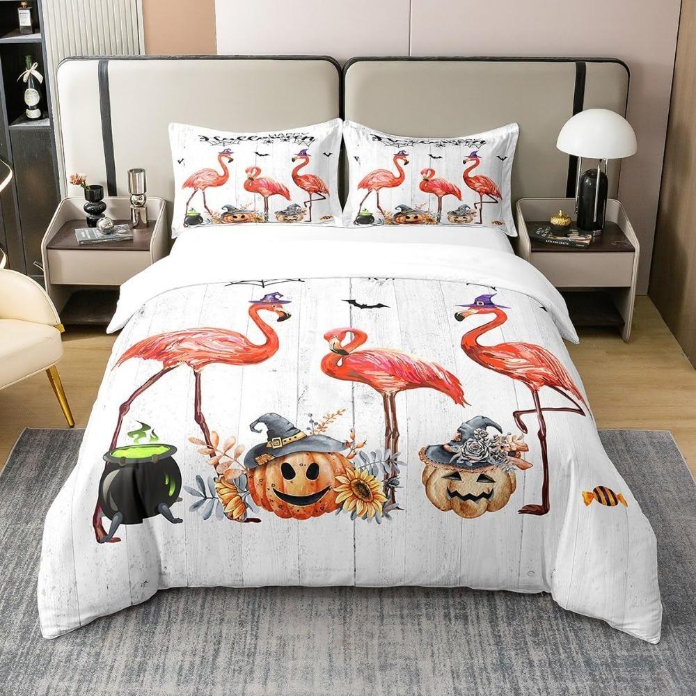 Черный пододеяльник с летучими мышами для молодежи, пододеяльник на тему вечеринки на Хэллоуин, микрофибровые комплекты постельного белья, детское постельное белье