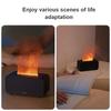 Newest Flame Aroma Diffuser Humidifier USB Desktop Simulation Light Aromatherapy Purifier Air for Bedroom With 7 Colors Diffuser