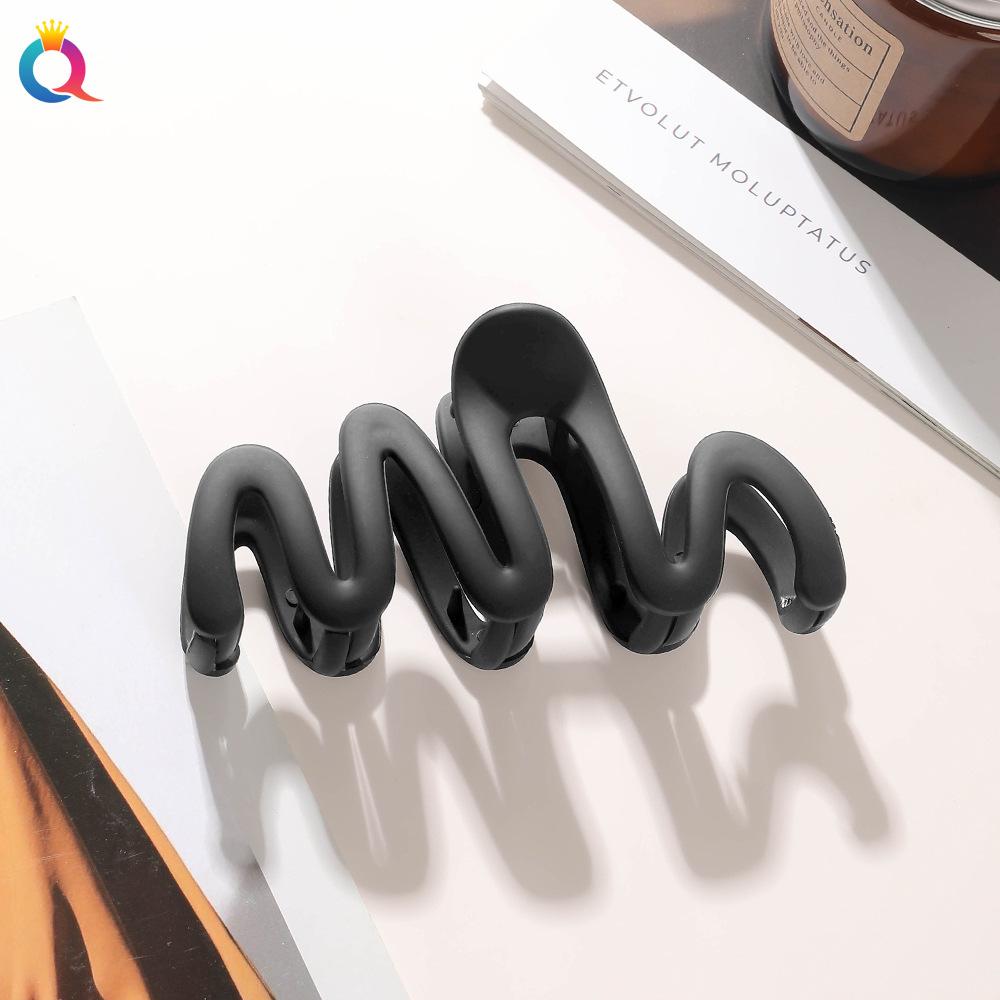 Цветная заколка для волос с волнистым кончиком Заколка для волос Заколка для волос Updo Заколка-акула Аксессуары для волос