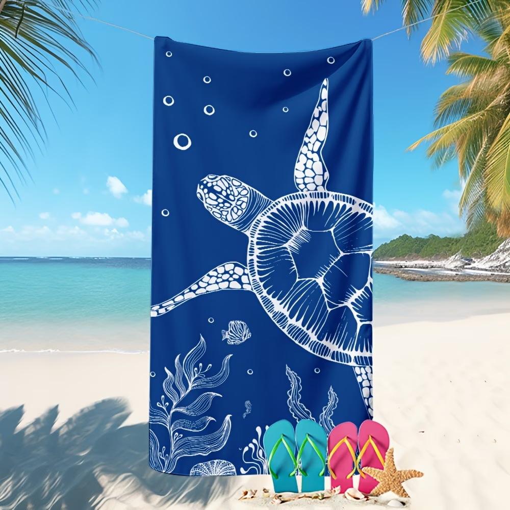 The New Microfiber Turtle Beach Towel Is Popular, And The Water-Absorbing Quick-Drying Bath Towel Does Not Stick To Sand.